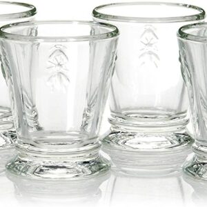 La Rochere Set Of 6, 2-ounce Napoleon Bee Egg Cups/Shot Glasses