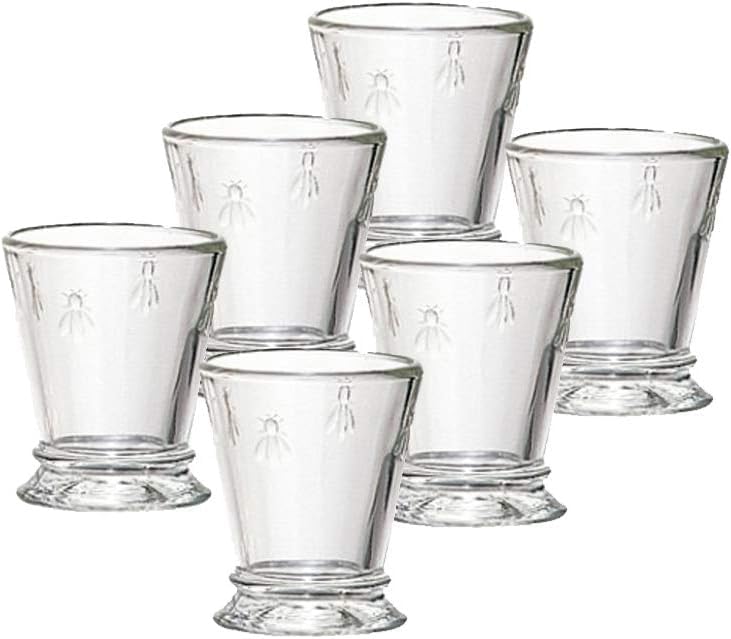 La Rochere Set Of 6, 2-ounce Napoleon Bee Egg Cups/Shot Glasses