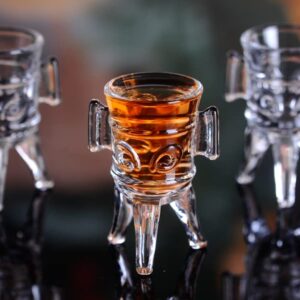 Shot Glasses, 0.35oz Mini Shot Glass Set of 6/Cordial Glasses/Glasses Snifters/Cute Shot Glasses/Clear Shot Glasses/Sherry Glasses/Tasting Glasses/Tripod Glasses/