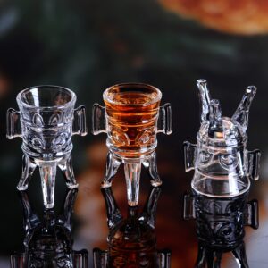 Shot Glasses, 0.35oz Mini Shot Glass Set of 6/Cordial Glasses/Glasses Snifters/Cute Shot Glasses/Clear Shot Glasses/Sherry Glasses/Tasting Glasses/Tripod Glasses/