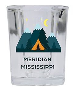 r and r imports meridian mississippi 2 ounce square base liquor shot glass tent design