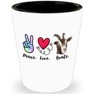 Goats Shot Glass, Goats Gift Idea, Gift for Goats Lover, Birthday Christmas Basket Gag Gift Idea