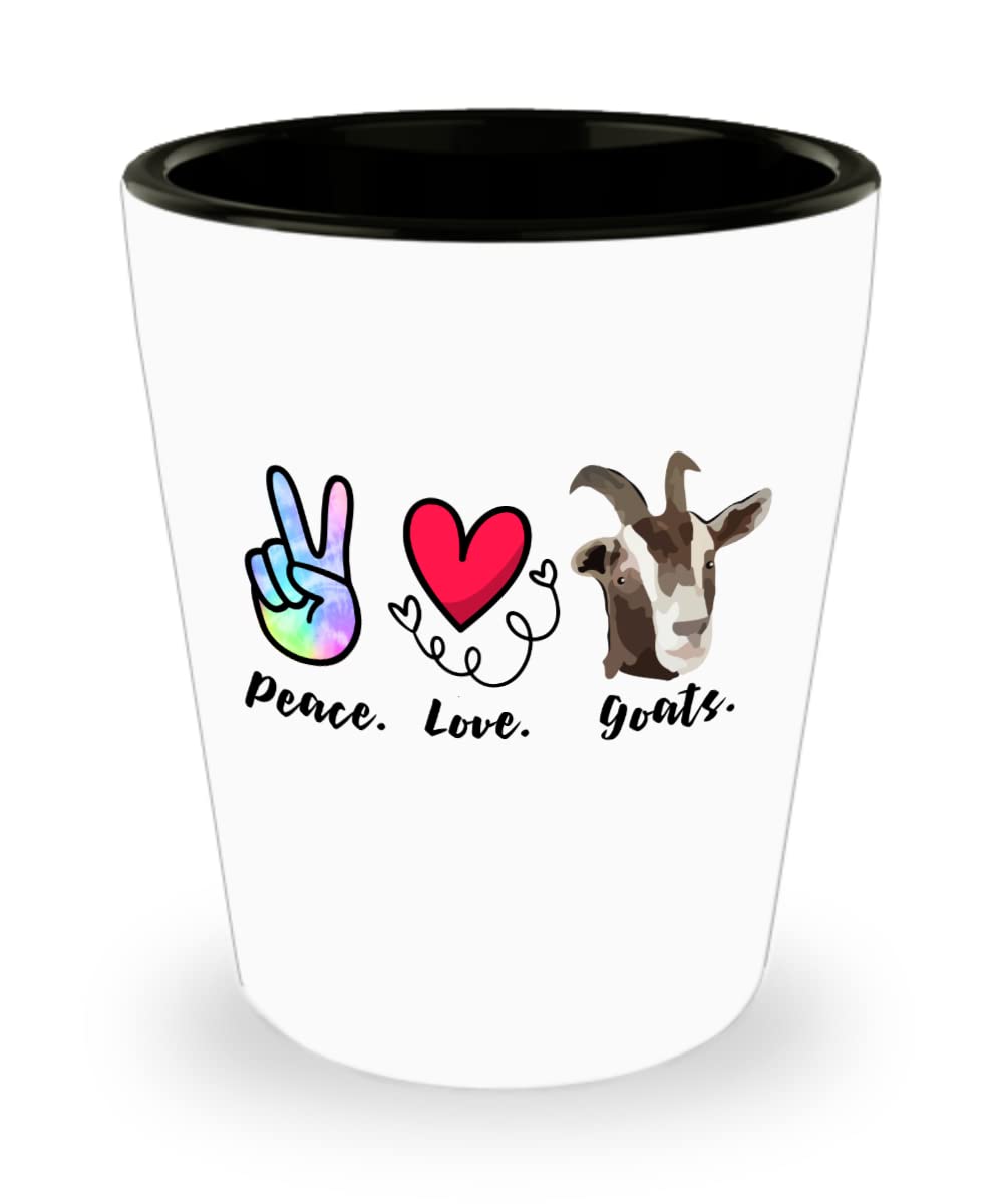 Goats Shot Glass, Goats Gift Idea, Gift for Goats Lover, Birthday Christmas Basket Gag Gift Idea