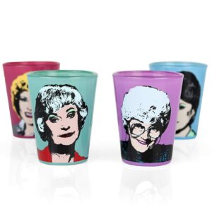 The Golden Girls 2-Ounce Character Mini Glasses | Set of 4