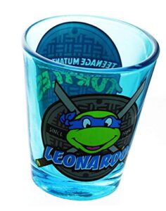 teenage mutant ninja turtles blue leonardo shot glass