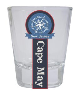 cape may new jersey nautical souvenir round shot glass