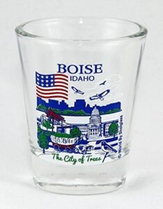 boise idaho great american cities collection shot glass