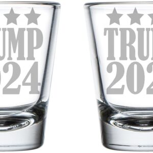 Alankathy Mugs Donald Trump 2024 shot glass (1.5OZ SHOT GLASS)