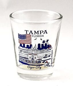 tampa florida great american cities collection shot glass