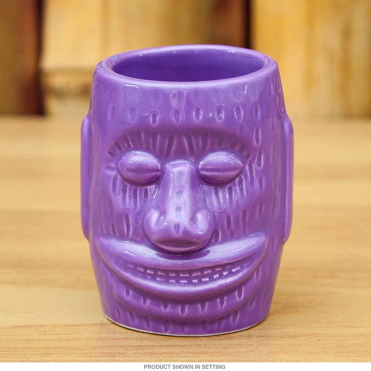 Big Ihu God KC Hawaii Ceramic Tiki Bar Shot Glass 1.5 oz.