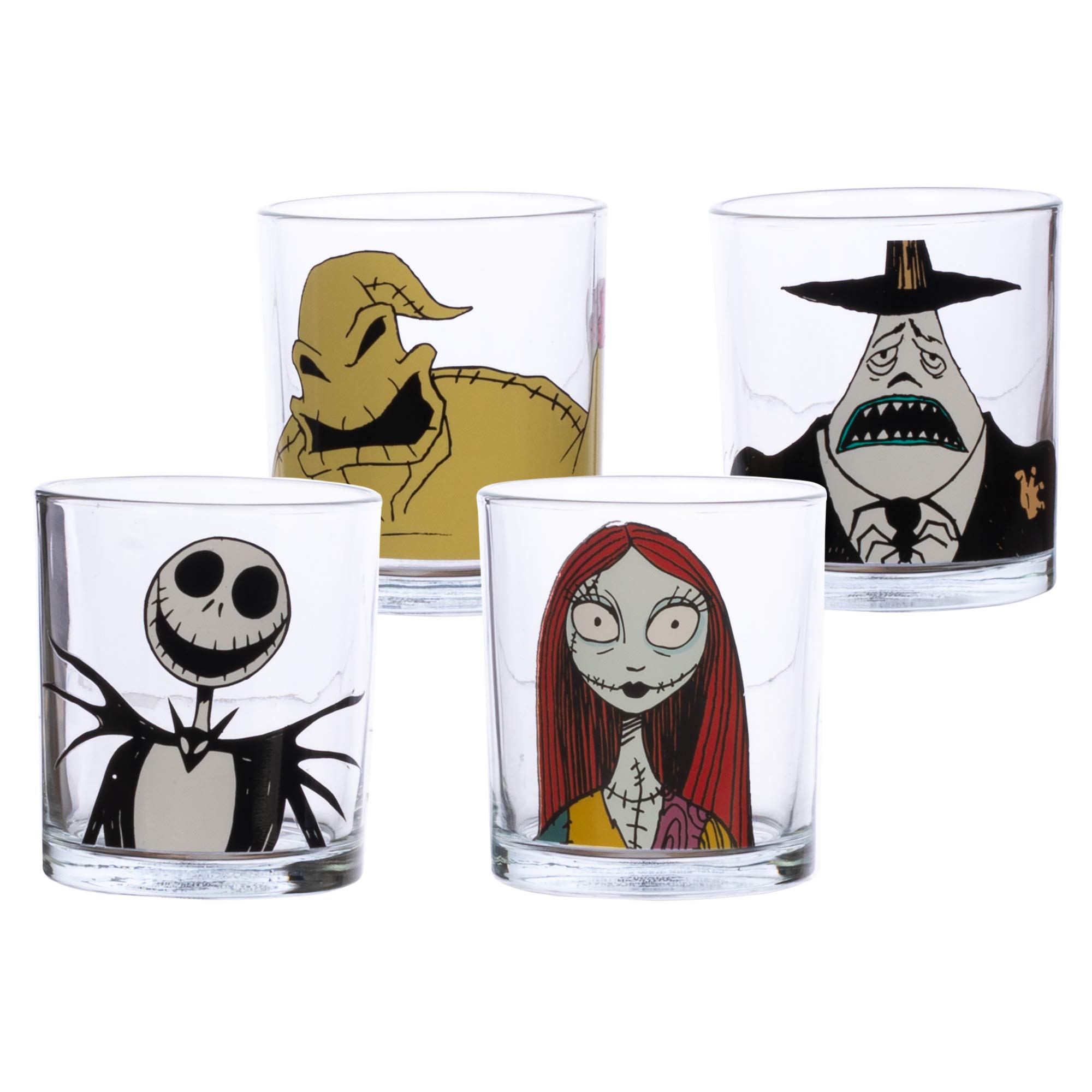 Disney The Nightmare Before Christmas 10 oz. shot Glass Set of 4