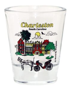 charleston south carolina houses shot glass