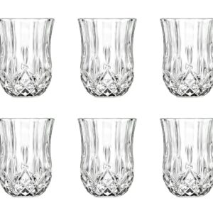 Barski Shot Glass - Set of 6 Glasses - Crystal Glass - Beautifully Designed - Use it for - Shot - Vodka - Liquor - Cordial - Each Glass is 2 oz Made in Europe