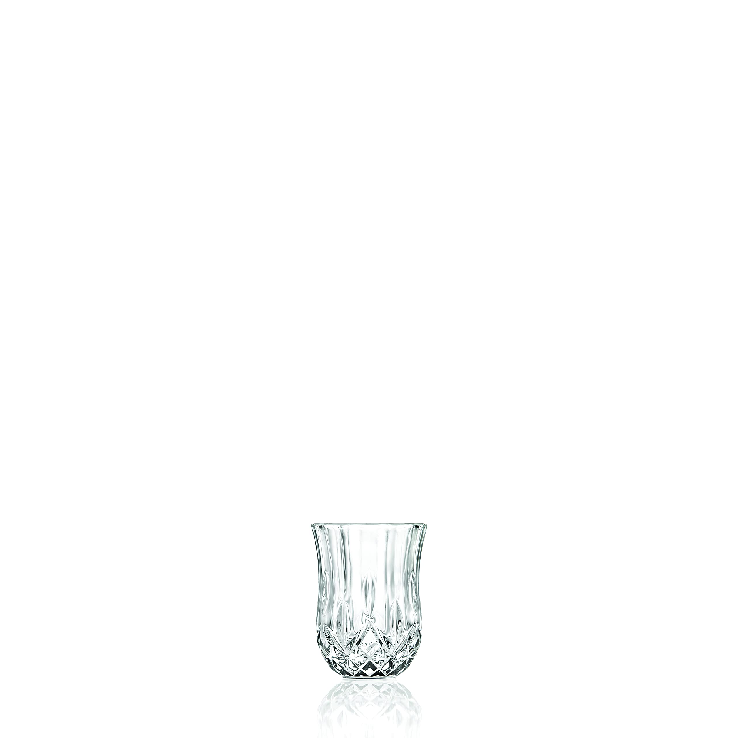 Barski Shot Glass - Set of 6 Glasses - Crystal Glass - Beautifully Designed - Use it for - Shot - Vodka - Liquor - Cordial - Each Glass is 2 oz Made in Europe