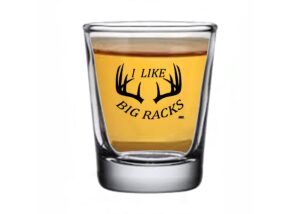 rogue river tactical funny hunting shot glass i like big racks gift for hunter