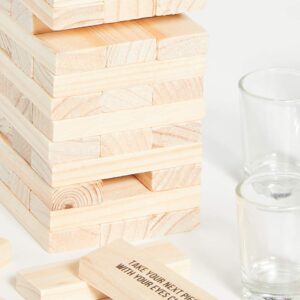 Two's Company Chill Out Stumbling Blocks Game with a Twist in Gift Box