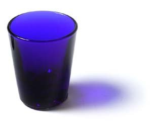 libbey cobalt shot glass