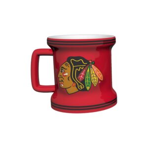 NHL Chicago Blackhawks Sculpted Mini Mug, 2-ounce