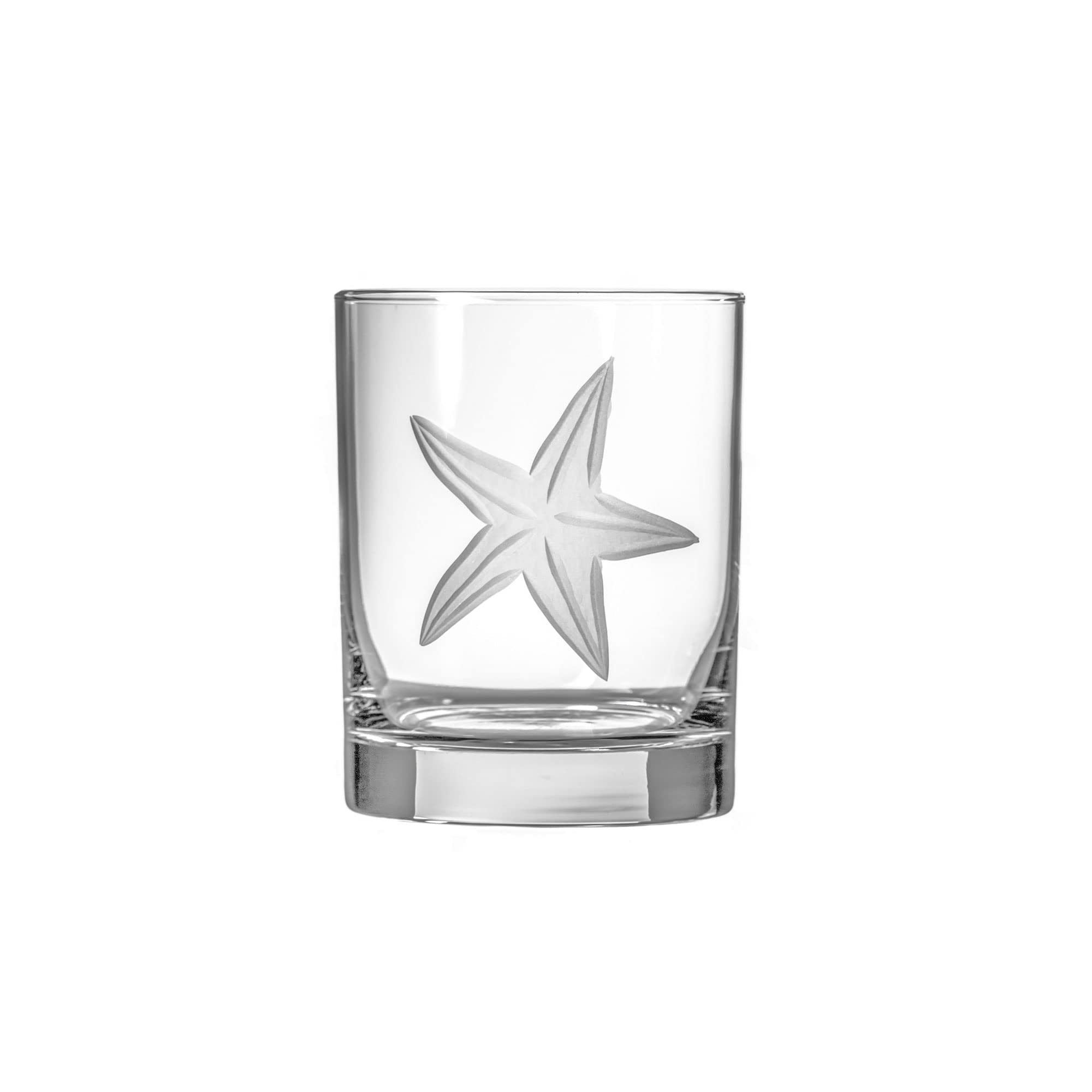 Rolf Glass Starfish Double Old Fashioned Glass, Clear