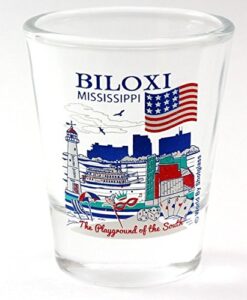 biloxi mississippi great american cities collection shot glass