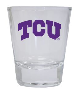 r and r imports tcu round shot glass 4-pack officially licensed collegiate product