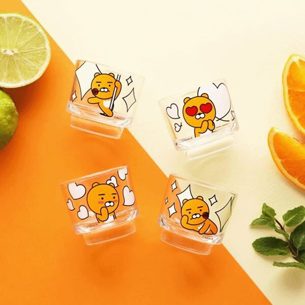 Kakao Soju Shot Glasses Set of 4 in Gift Box - Ryan