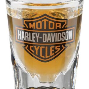 Harley-Davidson Core Bar & Shield Logo Shot Glass, 2 oz. - Clear HDX-98713