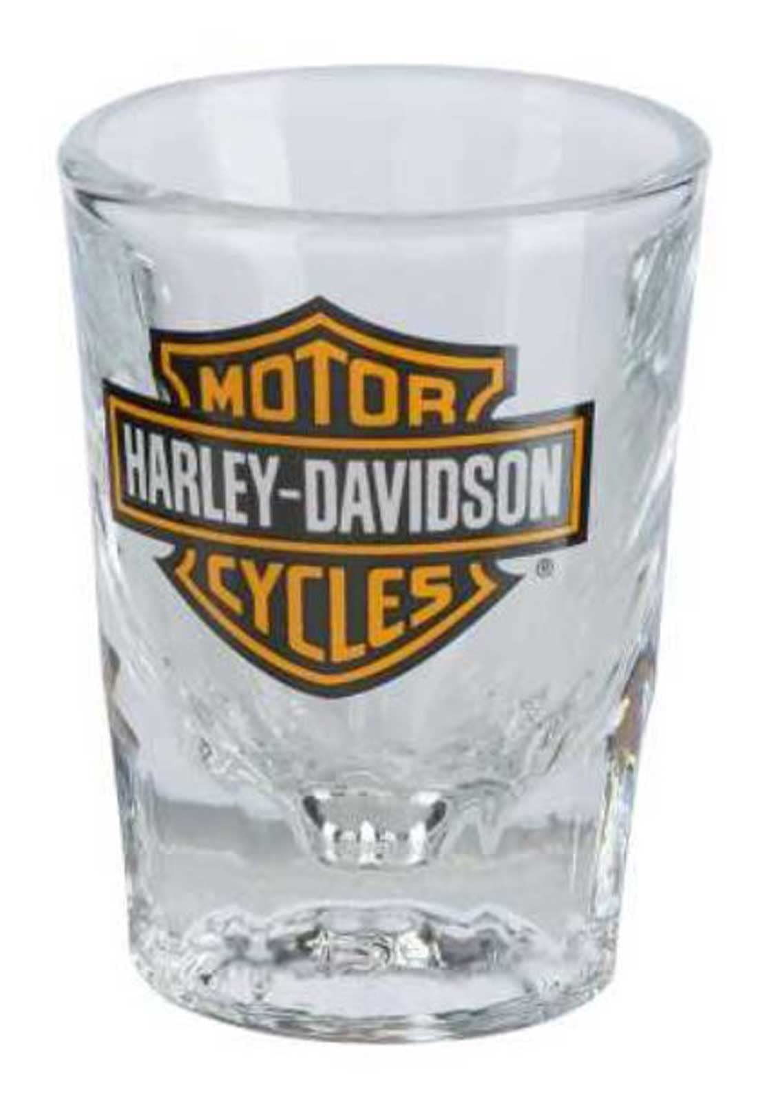 Harley-Davidson Core Bar & Shield Logo Shot Glass, 2 oz. - Clear HDX-98713