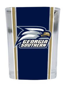 georgia southern eagles square shot glass officially licensed collegiate product