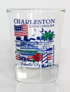 charleston south carolina great american cities collection shot glass