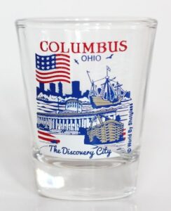 columbus ohio great american cities collection shot glass