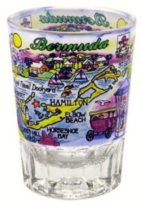 bermuda double shot glass