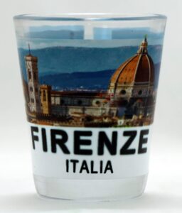 florence (firenze) italy cathedral shot glass