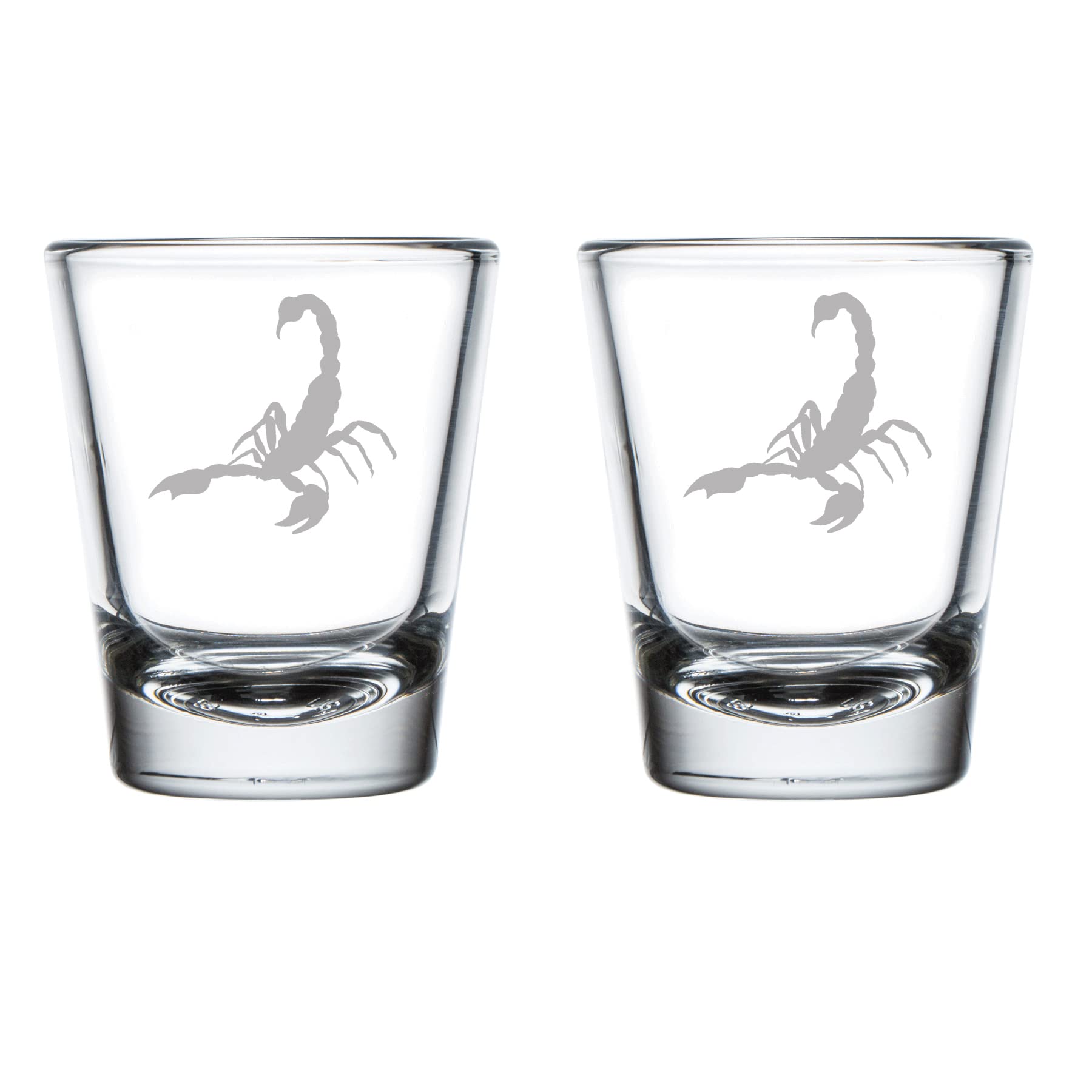 MIP Set of 2 Shot Glasses 1.75oz Shot Glass Scorpion