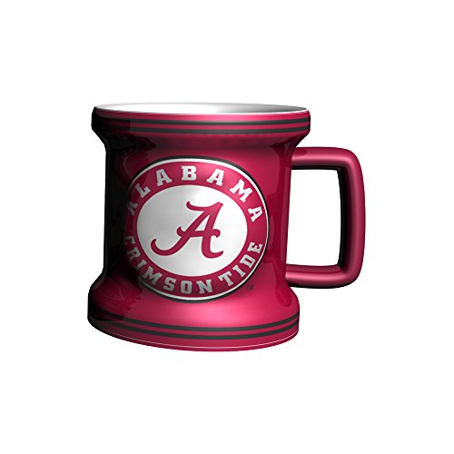 NCAA Alabama Crimson Tide Sculpted Mini Mug, 2-ounce