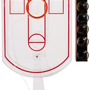 Crystal Clear Shot Glass Basketball Bar Game Set