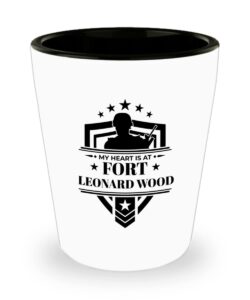 fort leonard wood shot glass