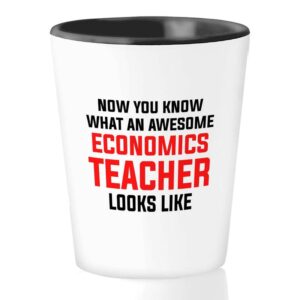 subject teacher shot glass 1.5oz - economics teacher looks - economics teacher financial analyst finance statistician