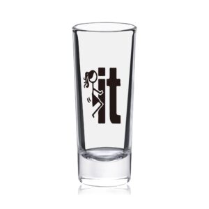 Fuck It - Funny Shot Glass, Makes Unique Funny Gifts for Men Women, Hilarious Bachelor or Bachelorette Parties, Singles association Shot Glasses for parties