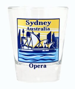 sydney australia opera shot glass