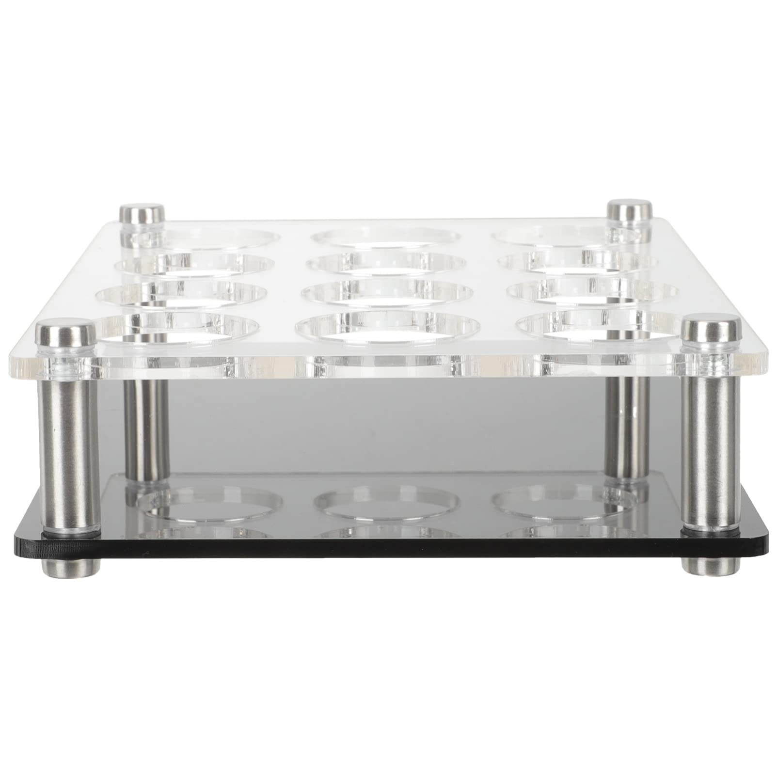 PATKAW Shot Glass Holder Acrylic Shot Glass Server Acrylic Cup Holder Shot Glass Serving Trays Shot Glass Base for Tequila Whiskey Cocktail Party Club Home Bar Drinking