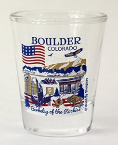 boulder colorado great american cities collection shot glass