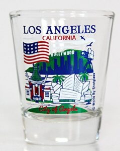 los angeles california great american cities collection shot glass