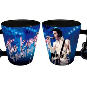 Elvis Shot Glass The King"Blue" with Guitar Handle