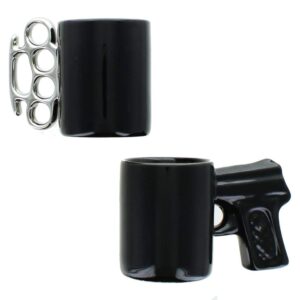 Knuckle Buster & Pistol 2oz Shotglass 2-Pack
