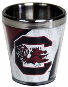 ncaa south carolina gamecocks shotglass ss acrylic