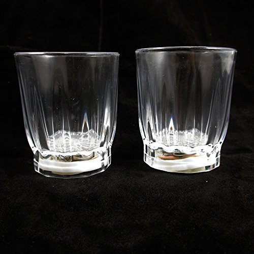 24 Light-Up Shot Glasses LED Flashing Drinking Blinking Barware Party Glass Lot