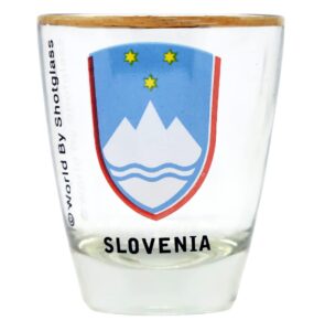slovenia shot glass