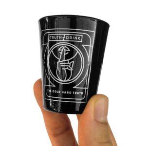 Truth or Drink: Shot Glasses Add-On – 2 Custom Shot Glasses for The Ultimate Game Night Experience