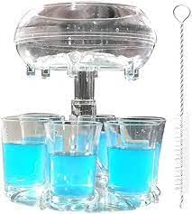 1-6 shot glass dispenser and holder